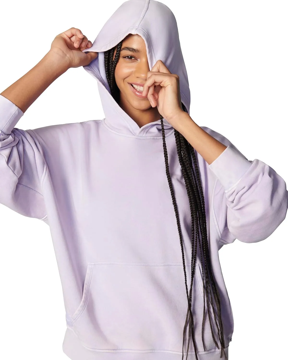 florence by mills Women's Cozy Crush Mineral Wash Oversized Hoodie