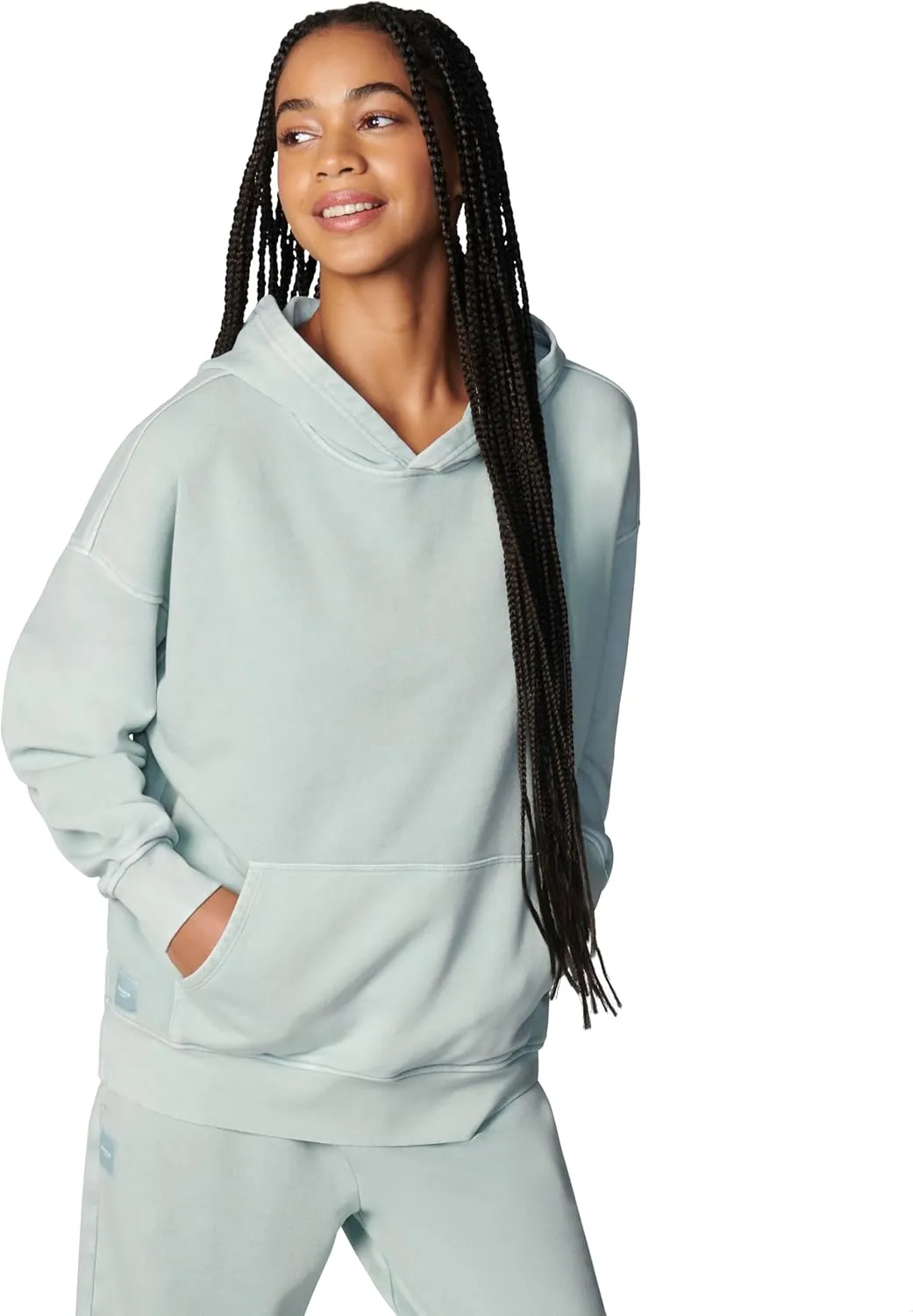 florence by mills Women's Cozy Crush Mineral Wash Oversized Hoodie