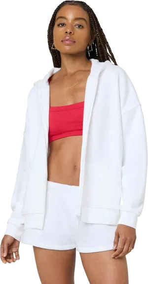florence by mills Women's Cozy Crush Oversized Zip Hoodie