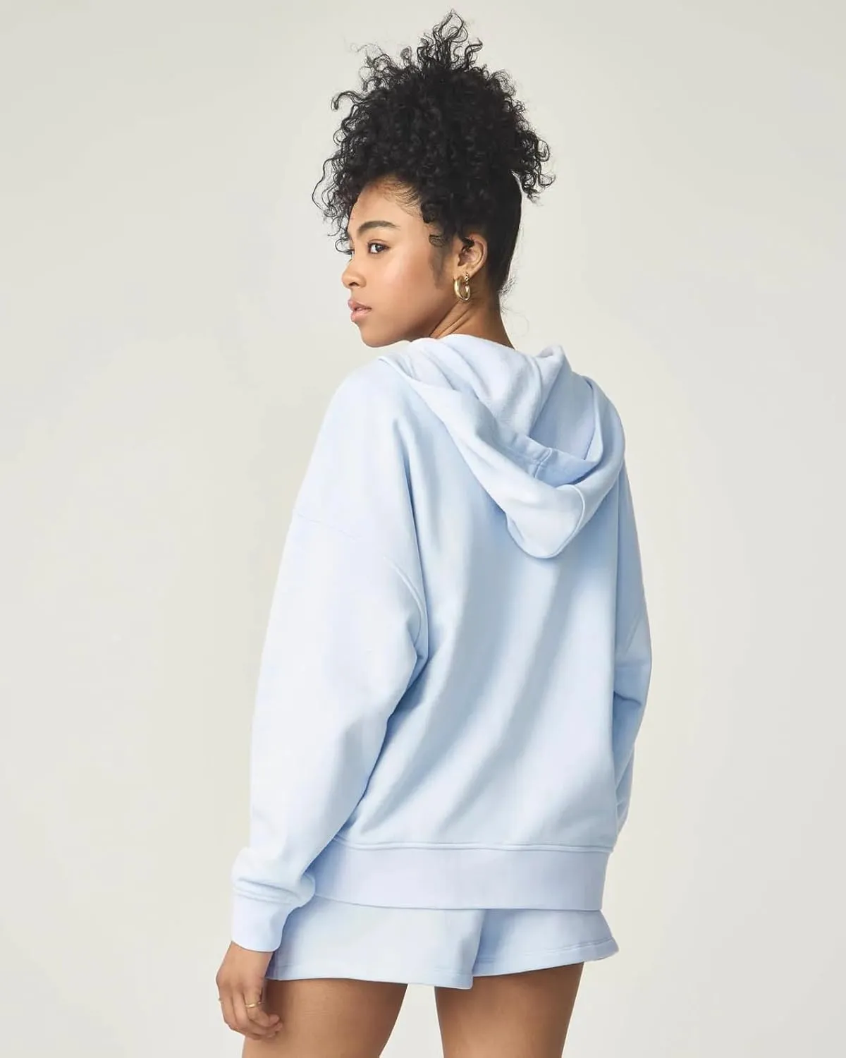 florence by mills Women's Cozy Crush Oversized Zip Hoodie