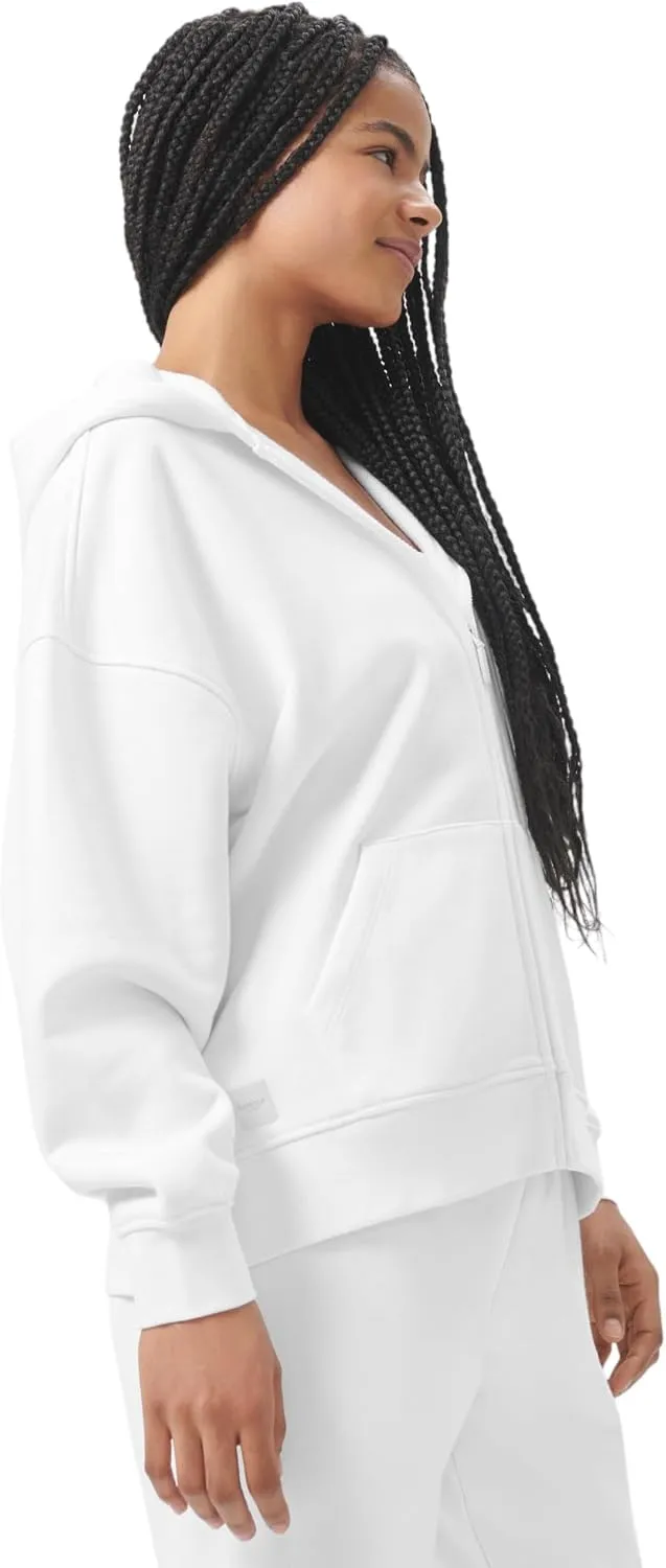 florence by mills Women's Cozy Crush Oversized Zip Hoodie