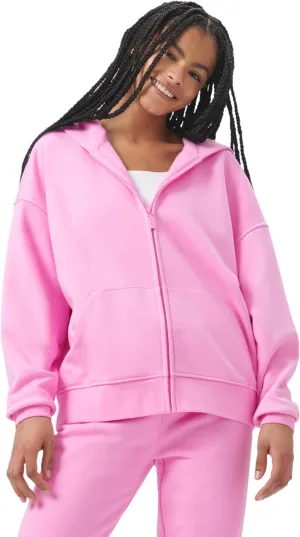 florence by mills Women's Cozy Crush Oversized Zip Hoodie