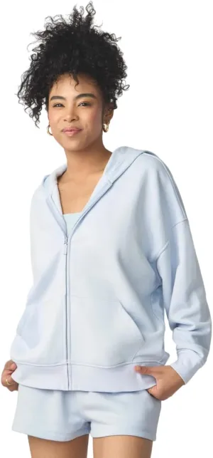florence by mills Women's Cozy Crush Oversized Zip Hoodie