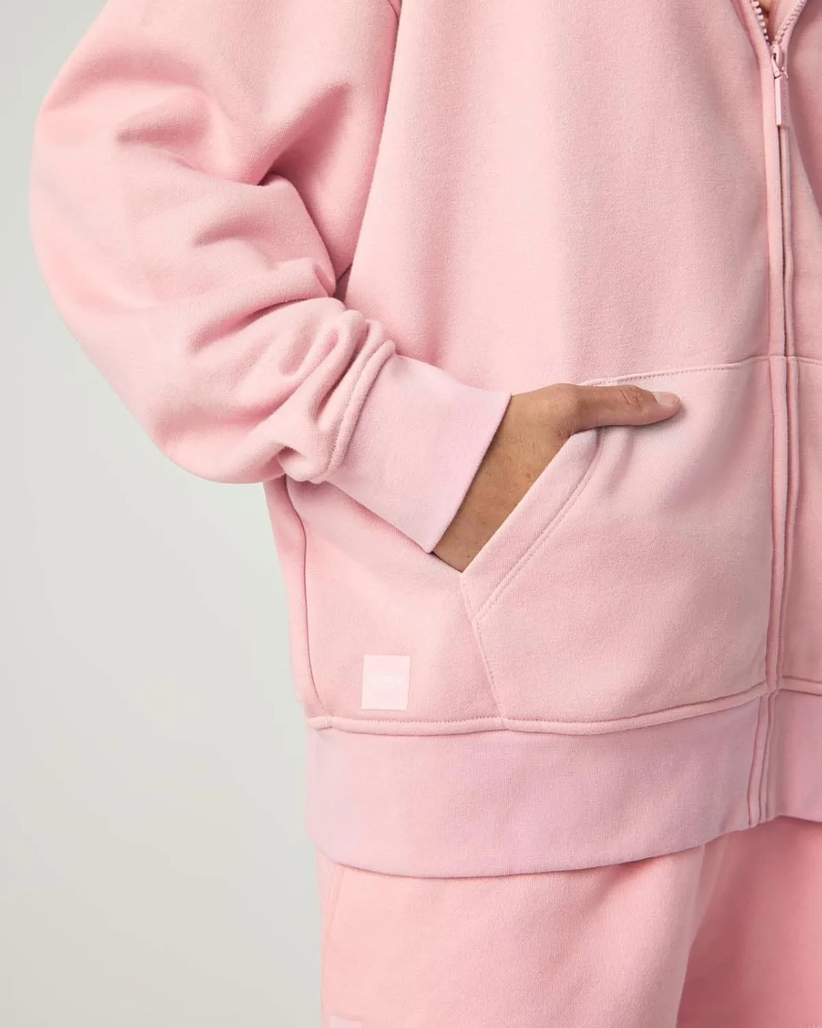 florence by mills Women's Cozy Crush Oversized Zip Hoodie