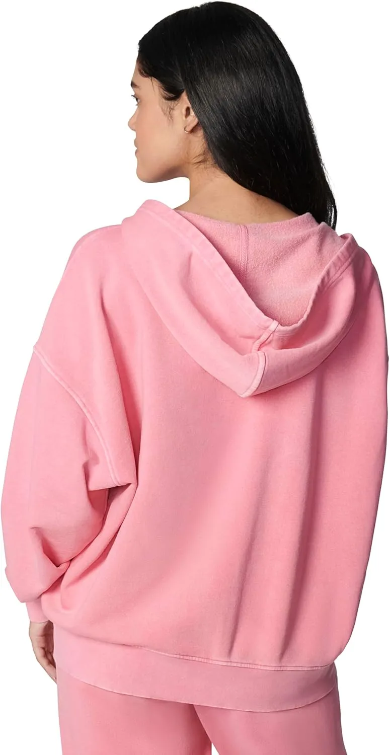 florence by mills Women's Cozy Crush Slouchy Sleeve Oversized Zip Hoodie