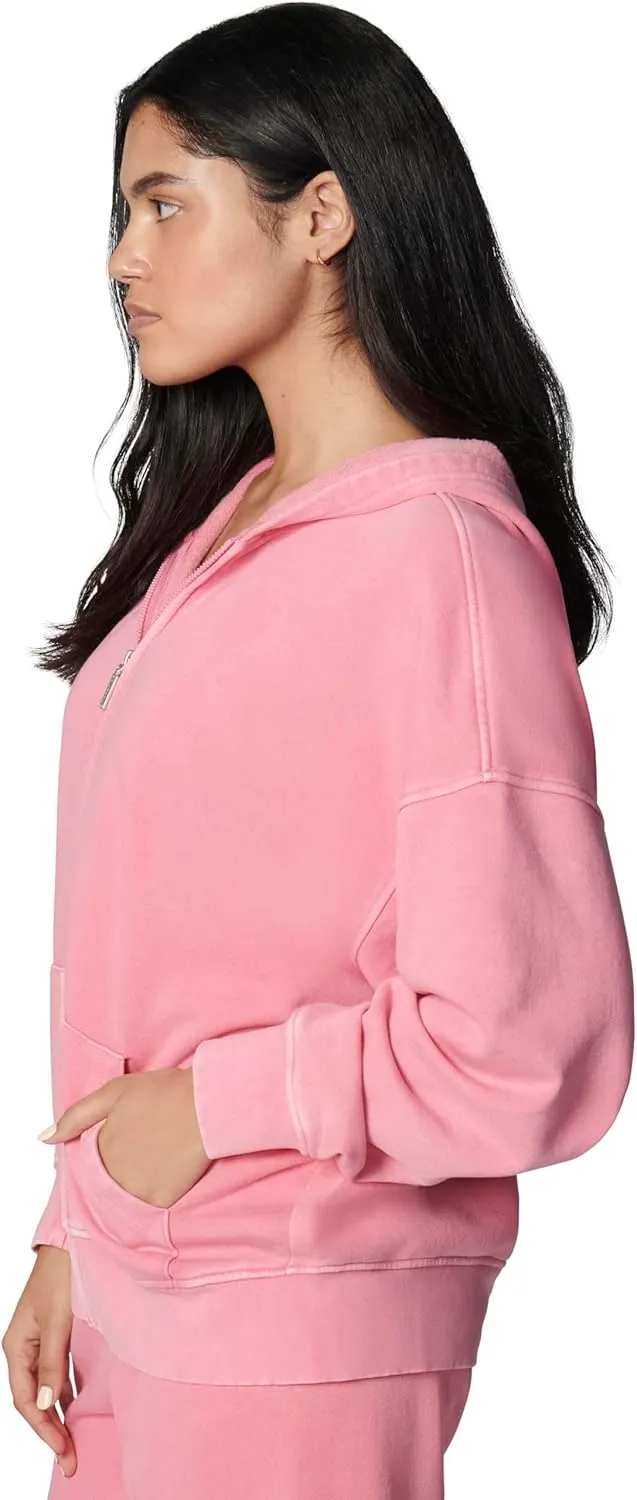 florence by mills Women's Cozy Crush Slouchy Sleeve Oversized Zip Hoodie
