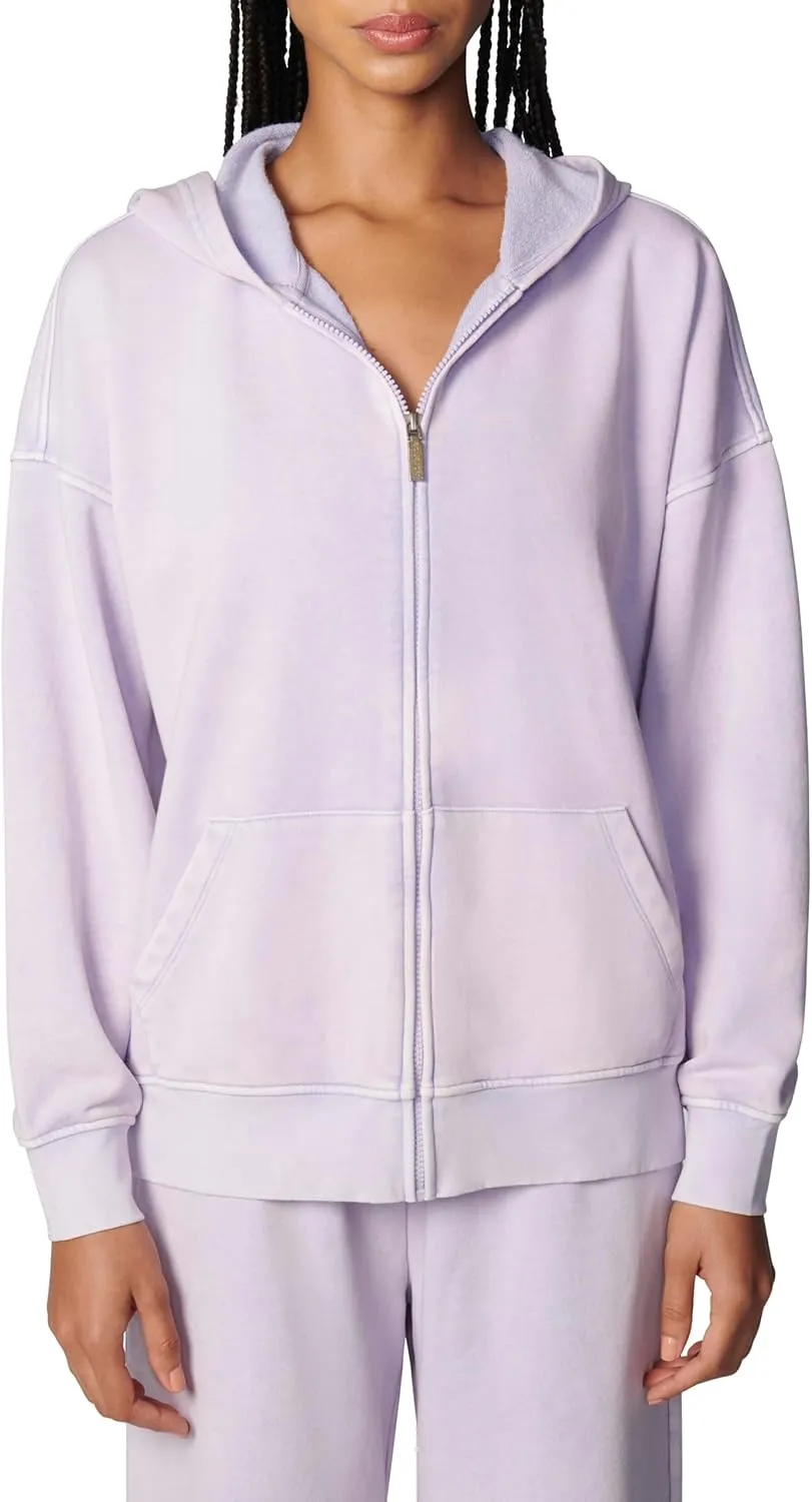florence by mills Women's Cozy Crush Slouchy Sleeve Oversized Zip Hoodie