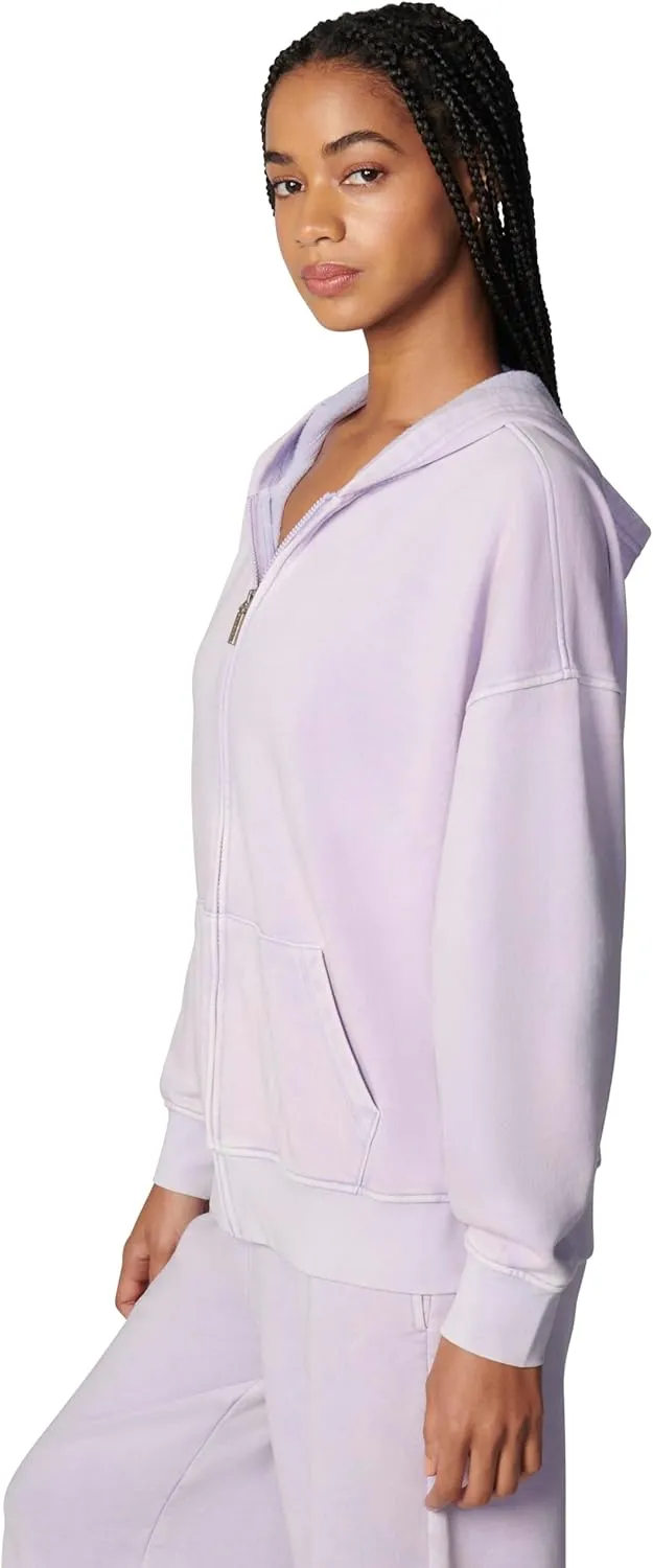 florence by mills Women's Cozy Crush Slouchy Sleeve Oversized Zip Hoodie