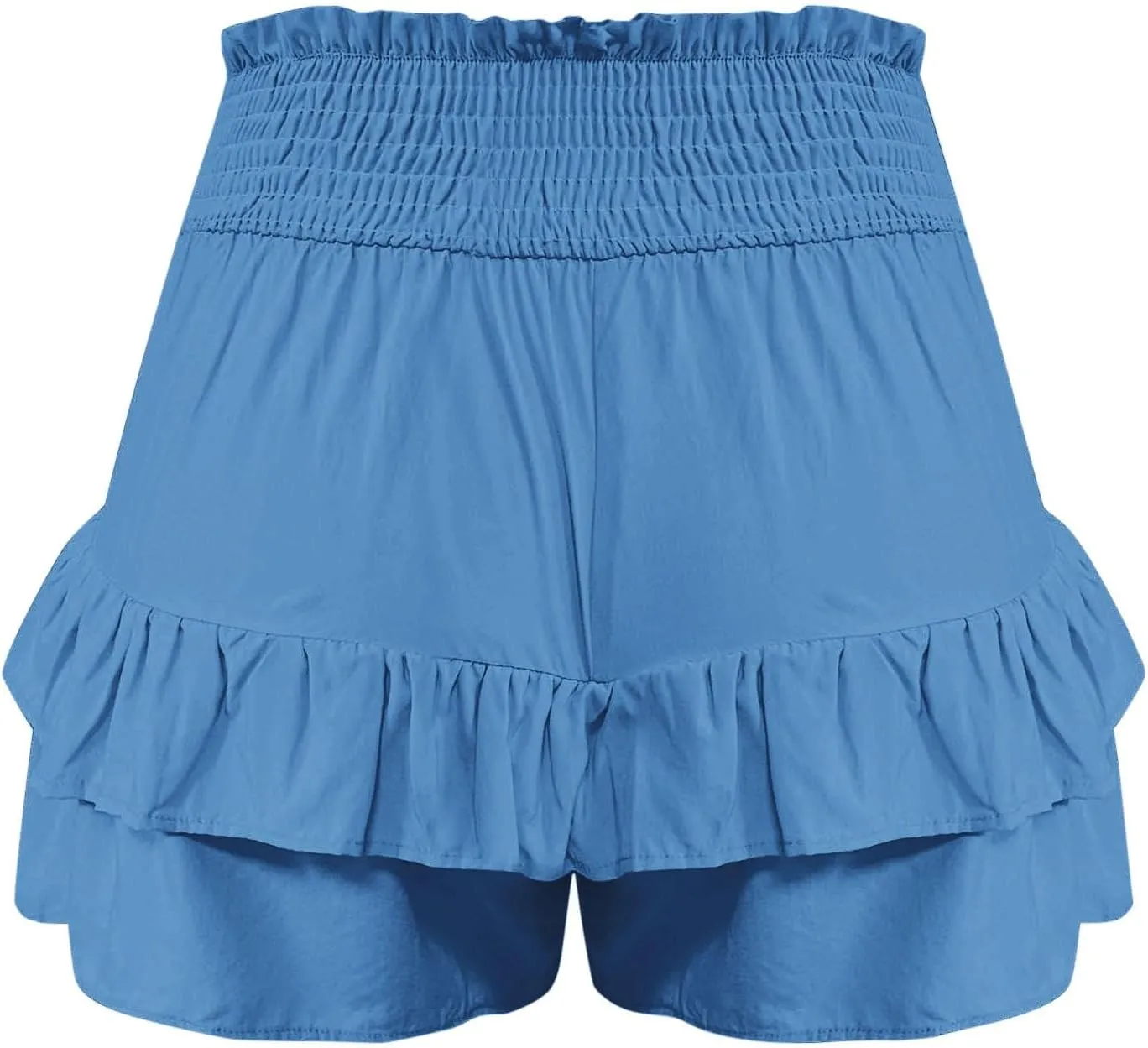 Flowy Shorts for Women Casual Boho Floral Skorts Ruffle Mini Skirts Running Tennis Butterfly Shorts Skorts Shorts