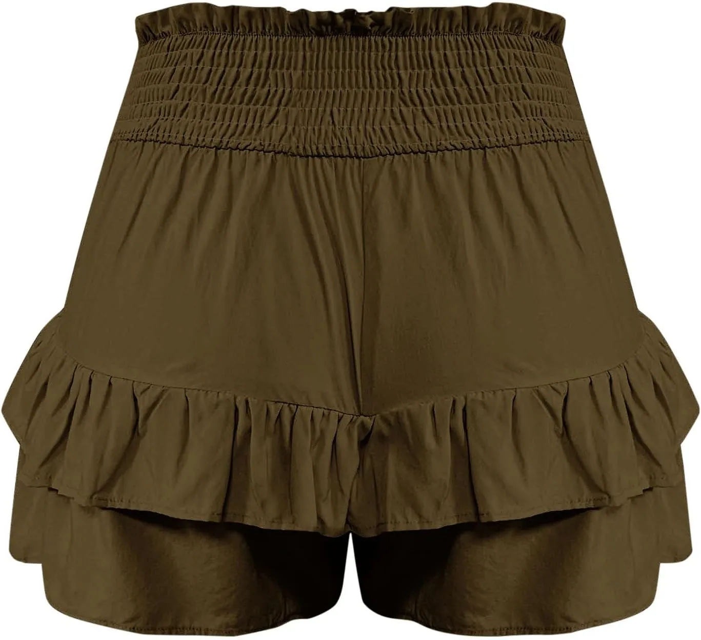 Flowy Shorts for Women Casual Boho Floral Skorts Ruffle Mini Skirts Running Tennis Butterfly Shorts Skorts Shorts