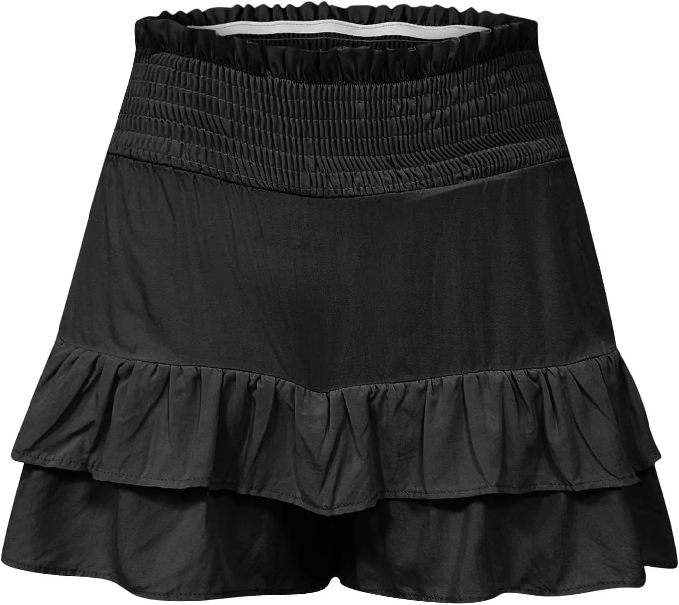 Flowy Shorts for Women Casual Boho Floral Skorts Ruffle Mini Skirts Running Tennis Butterfly Shorts Skorts Shorts