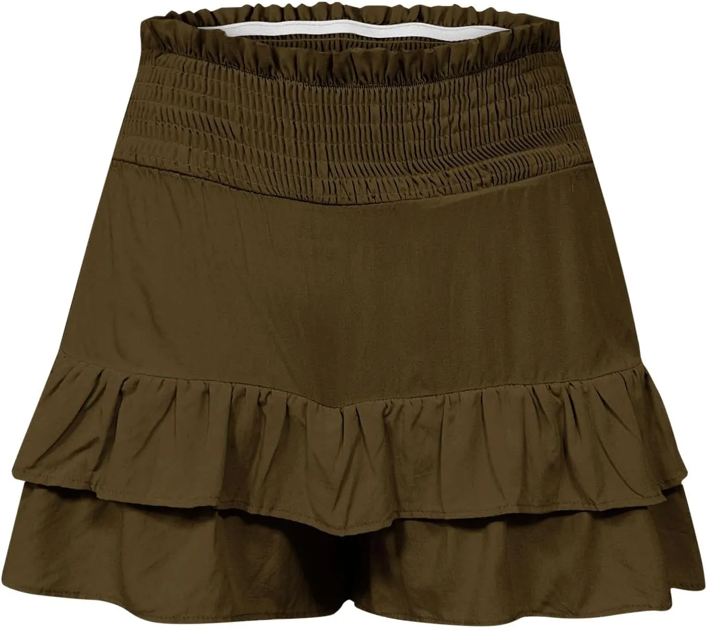 Flowy Shorts for Women Casual Boho Floral Skorts Ruffle Mini Skirts Running Tennis Butterfly Shorts Skorts Shorts