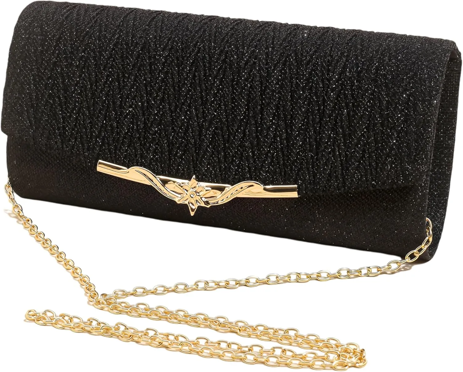 Glitter Clutch Purse  Sparkling Evening Bags for Formal Parties, Bridal Weddings & Proms
