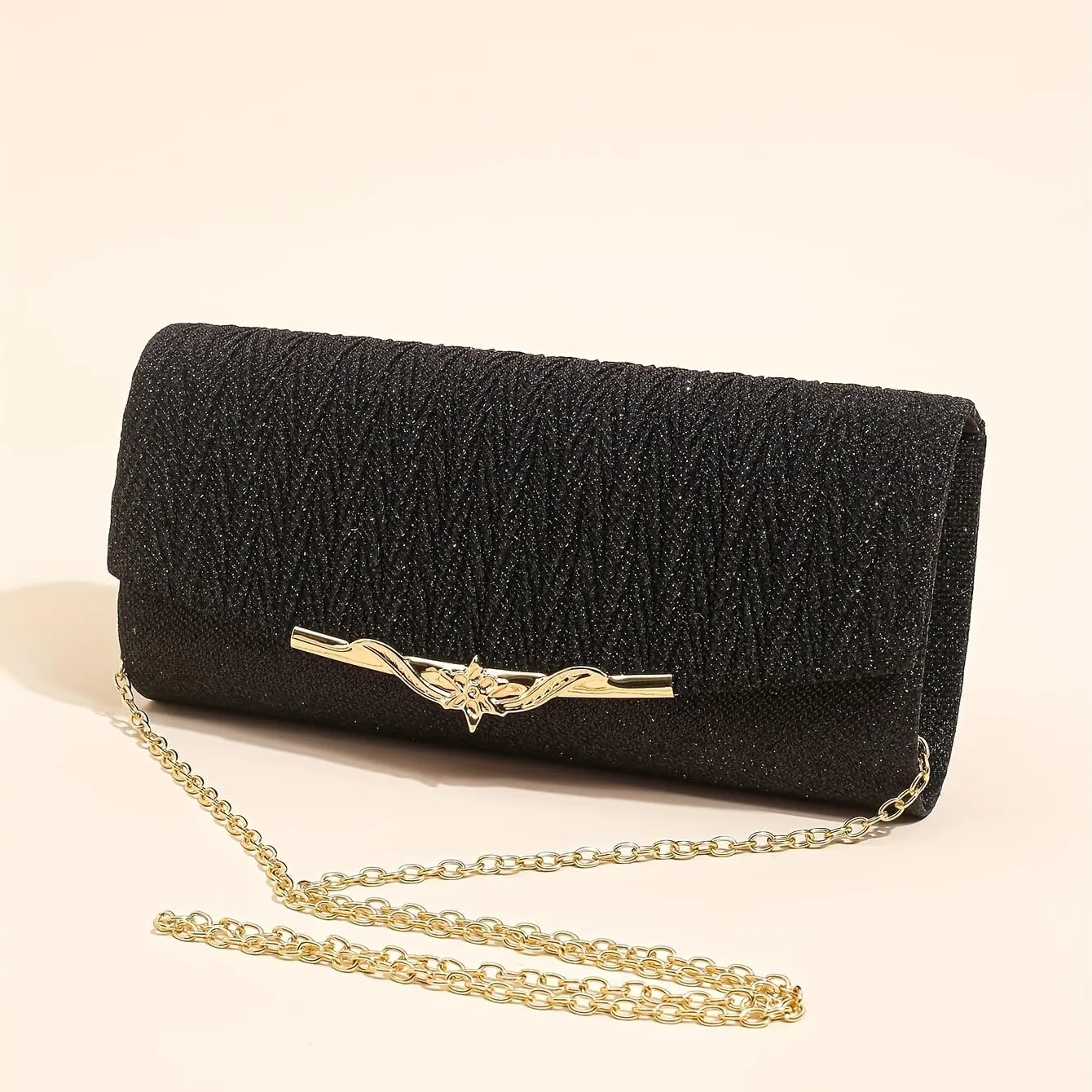 Glitter Clutch Purse  Sparkling Evening Bags for Formal Parties, Bridal Weddings & Proms