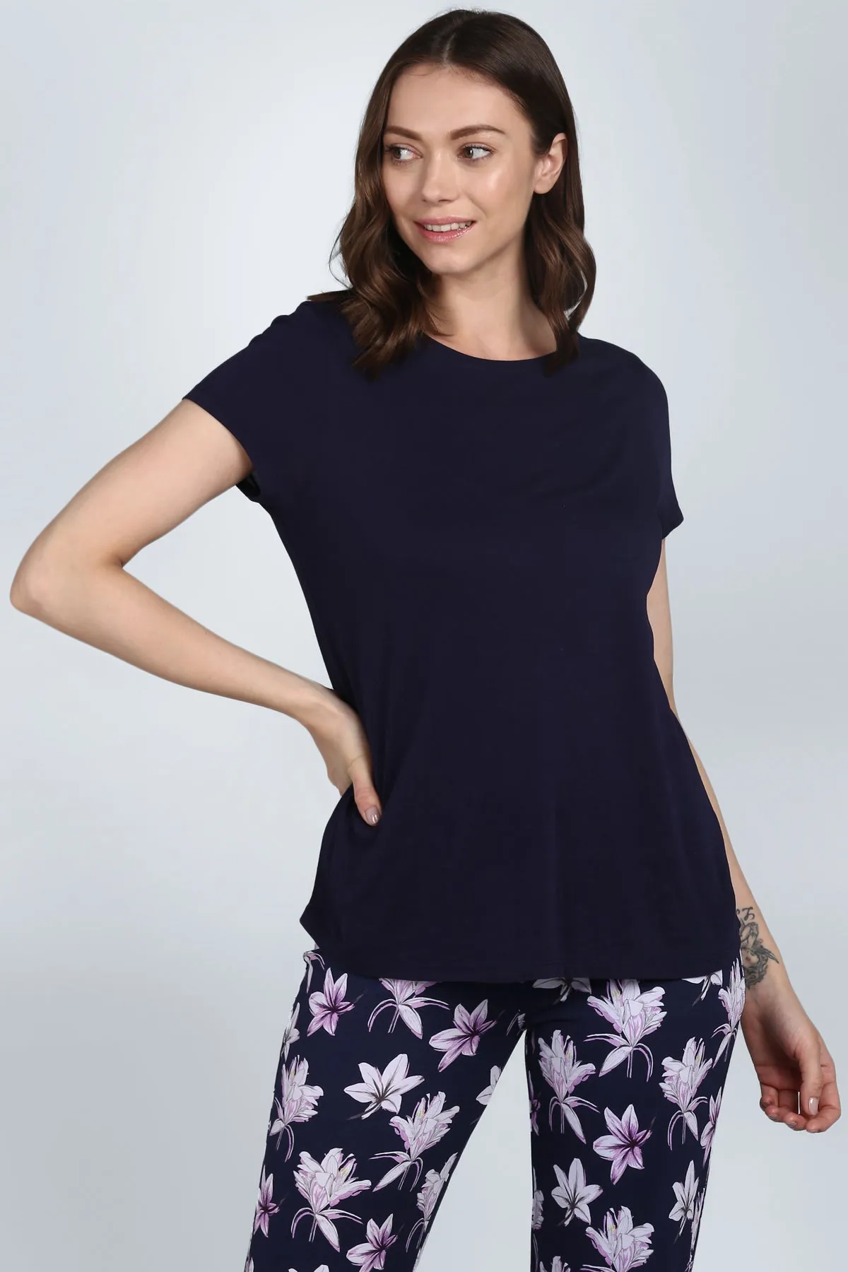 Happy Blossoms Capri Set