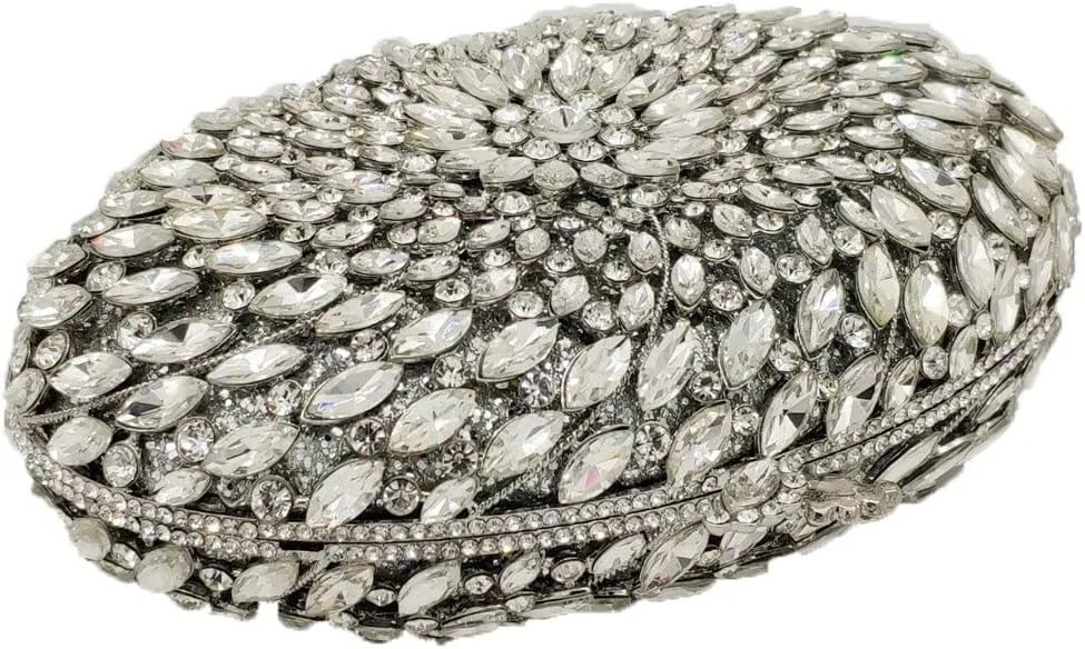 Hollow Out Dazzling Crystal Women Evening Bags Hard Case Ladies Party Clutch Wedding Handbag