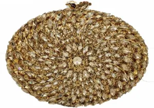 Hollow Out Dazzling Crystal Women Evening Bags Hard Case Ladies Party Clutch Wedding Handbag