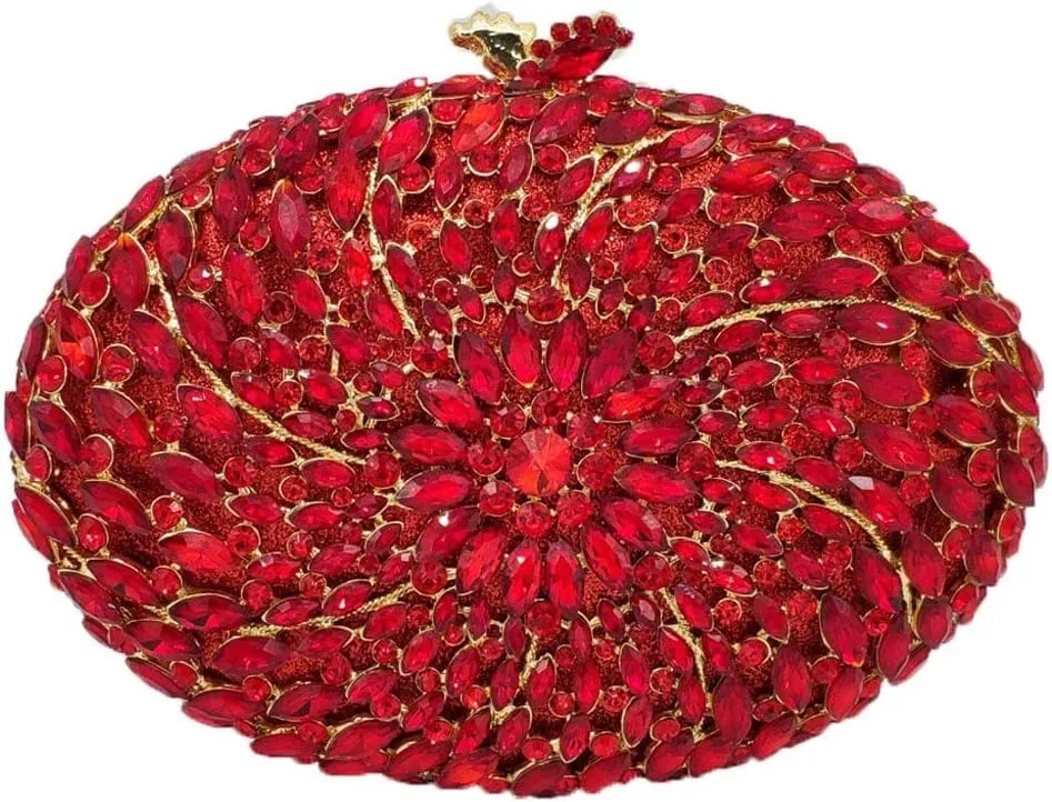 Hollow Out Dazzling Crystal Women Evening Bags Hard Case Ladies Party Clutch Wedding Handbag