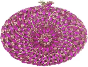 Hollow Out Dazzling Crystal Women Evening Bags Hard Case Ladies Party Clutch Wedding Handbag