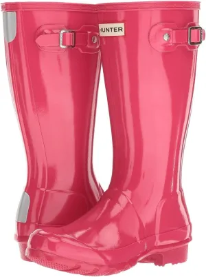 Hunter Unisex-Child Original Gloss Rain Boot (Little Big Kid)