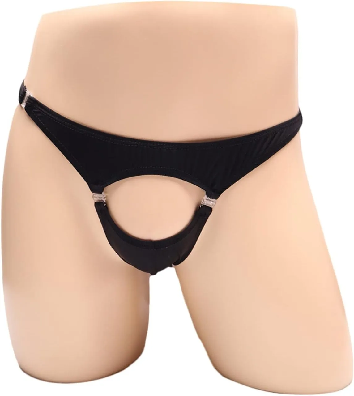 JEShifangjiusu Mens Ice Silk Thongs Underwear Bulge Pouch Briefs G-String See Through Sexy Low Rise T-Back Bikini Lingerie