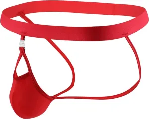 JEShifangjiusu Mens Low Rise Thongs Briefs Jockstrap Swimwear Underwear G-String Male Sexy Thong Lingerie Mini Bikini T-Back