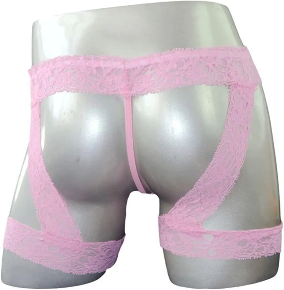 JEShifangjiusu Men'S Sissy Pouch Boxers Briefs Lace Floral Thong Bikini G-String Bikini Crossdress Briefs Lingerie Panties