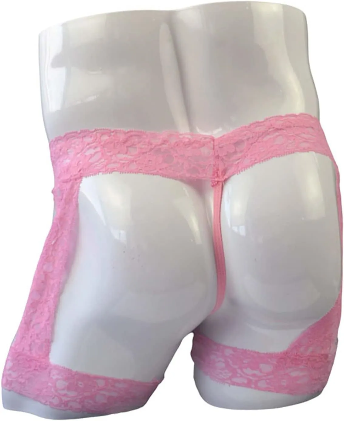 JEShifangjiusu Men'S Sissy Pouch Boxers Briefs Lace Floral Thong Bikini G-String Bikini Crossdress Briefs Lingerie Panties