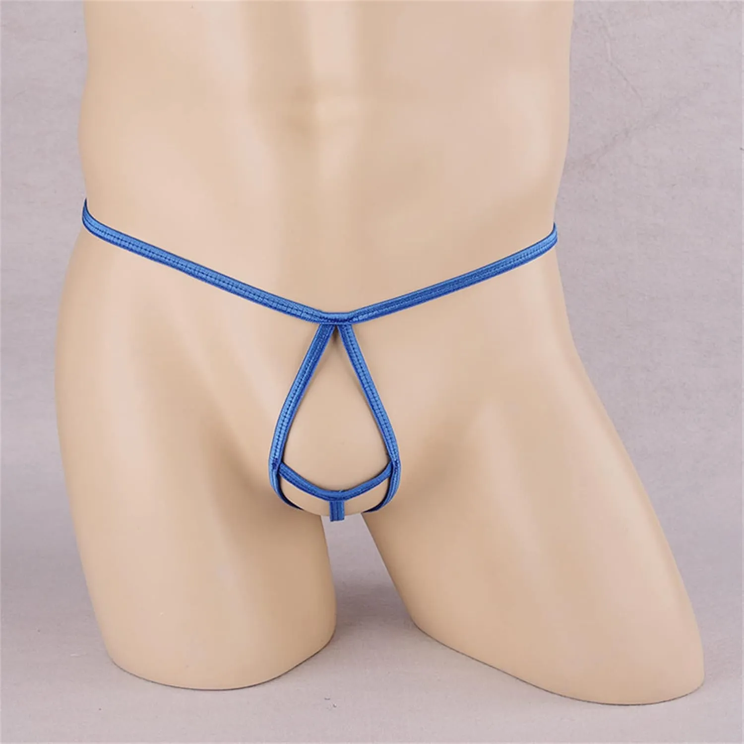 JEShifangjiusu Mens Stretch Bulge Pouch Bikini Briefs Underwear Underpants T-Back Tanga G-String Sexy Low Rise Bulge Thong
