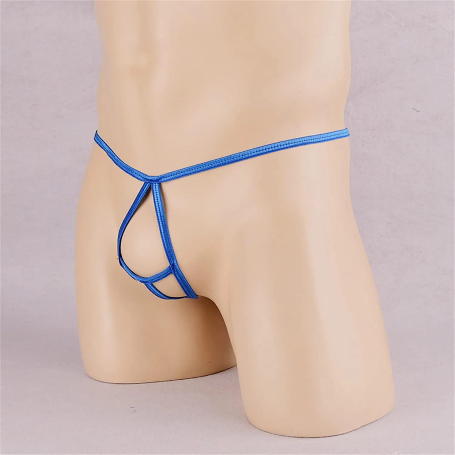 JEShifangjiusu Mens Stretch Bulge Pouch Bikini Briefs Underwear Underpants T-Back Tanga G-String Sexy Low Rise Bulge Thong