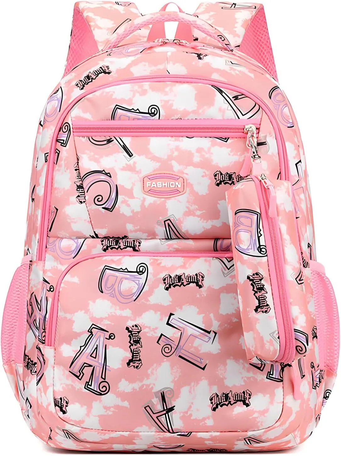 Kid Backpack for Girls Boys Bookbag Elementary Middle School Backpacks Kids School Bag Travel Back Pack(Pink)