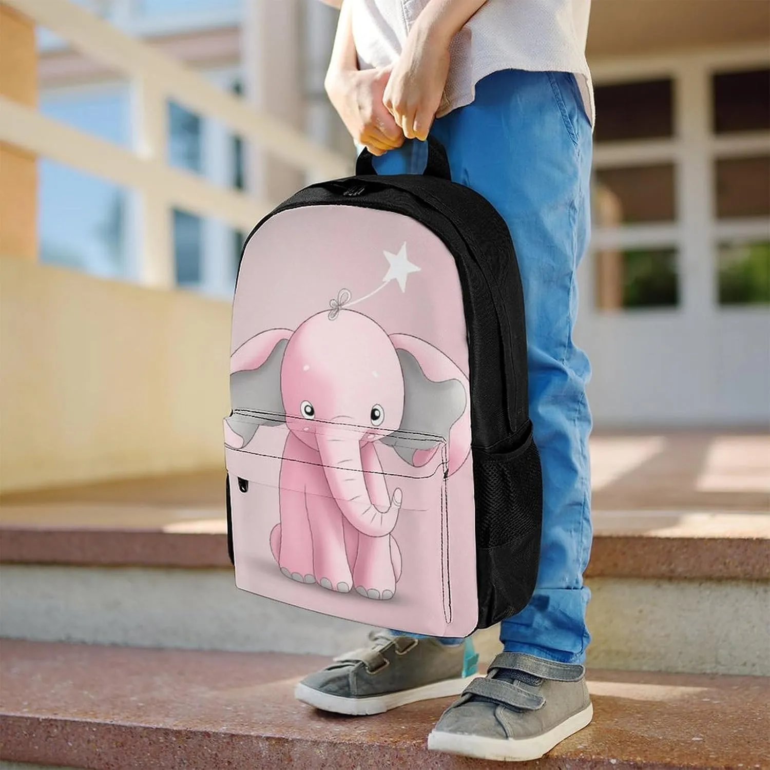 Laptop Backpack for Women Men Daypack Elephant Backpacks Computer Bag Travel Laptop Bag Casual Work Bag