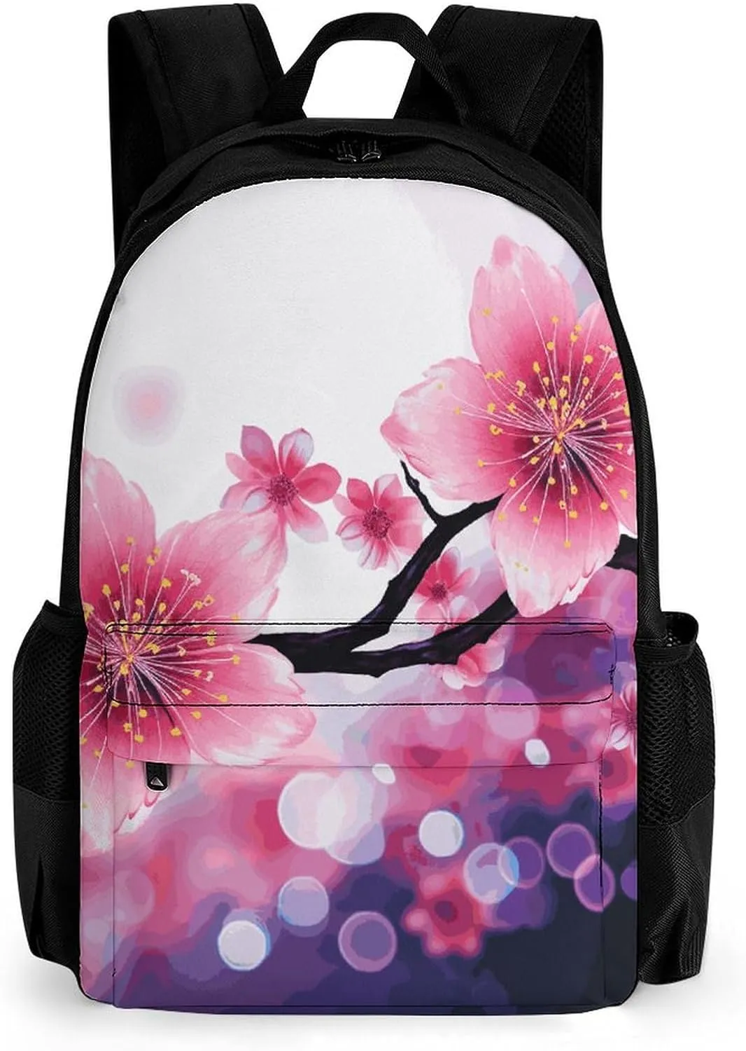 Laptop Backpack for Women Men Daypack Flower Backpacks Computer Bag Travel Laptop Bag Casual Work Bag