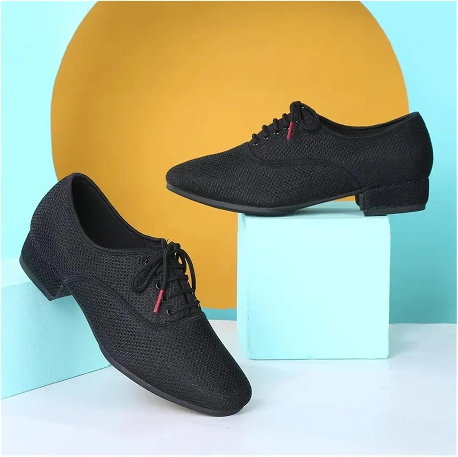 Latin Dance Shoes Men Male Latin Dance Shoes Men Salsa Jazz Dancing Boys Ballroom Modern Tango Shoes Black Mesh Soft Sole