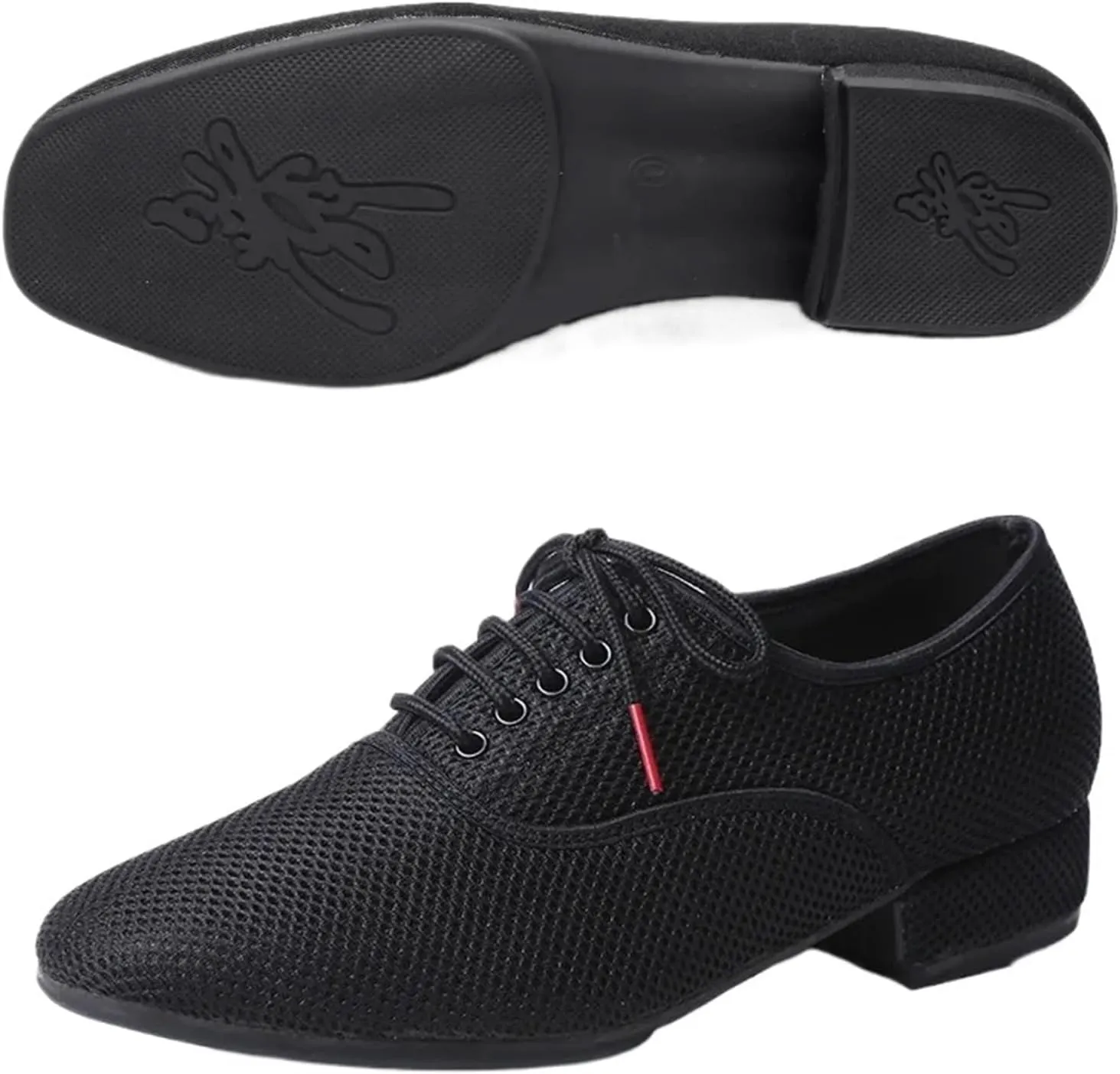 Latin Dance Shoes Men Male Latin Dance Shoes Men Salsa Jazz Dancing Boys Ballroom Modern Tango Shoes Black Mesh Soft Sole