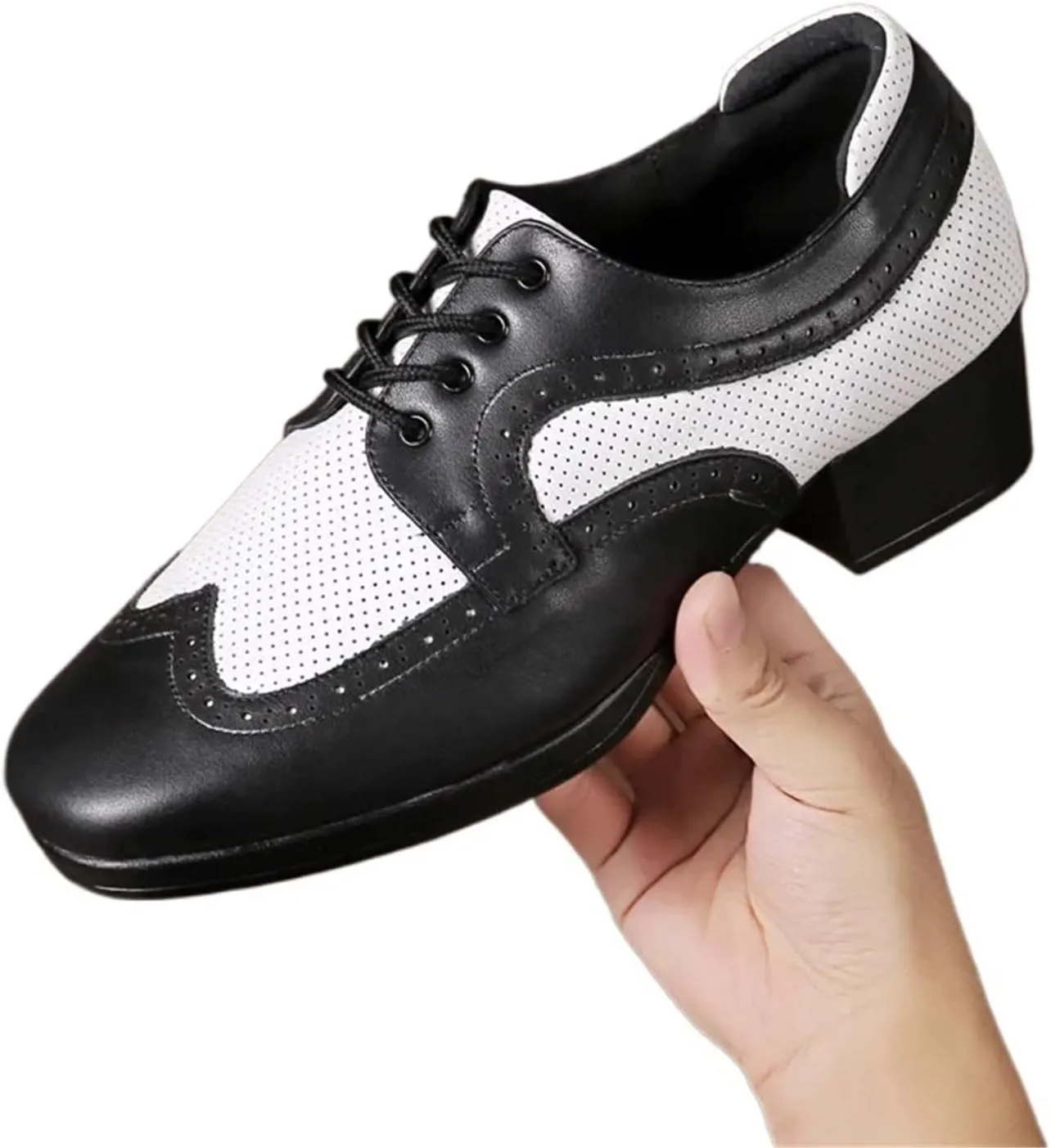 Latin Dance Shoes Men Men's Latin Dance Shoes Adult Men Join Together Professional Salsa Shoes Low Heel Ballroom Tango Shoes