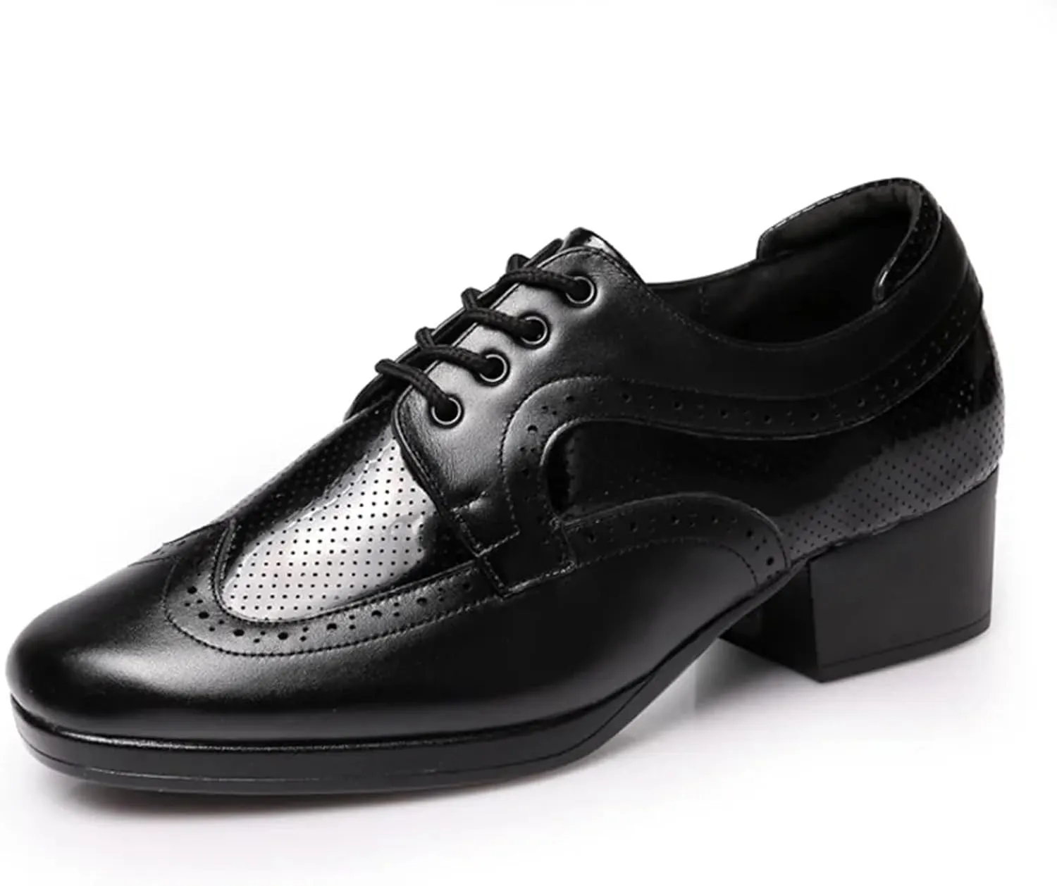 Latin Dance Shoes Men Men's Latin Dance Shoes Adult Men Join Together Professional Salsa Shoes Low Heel Ballroom Tango Shoes