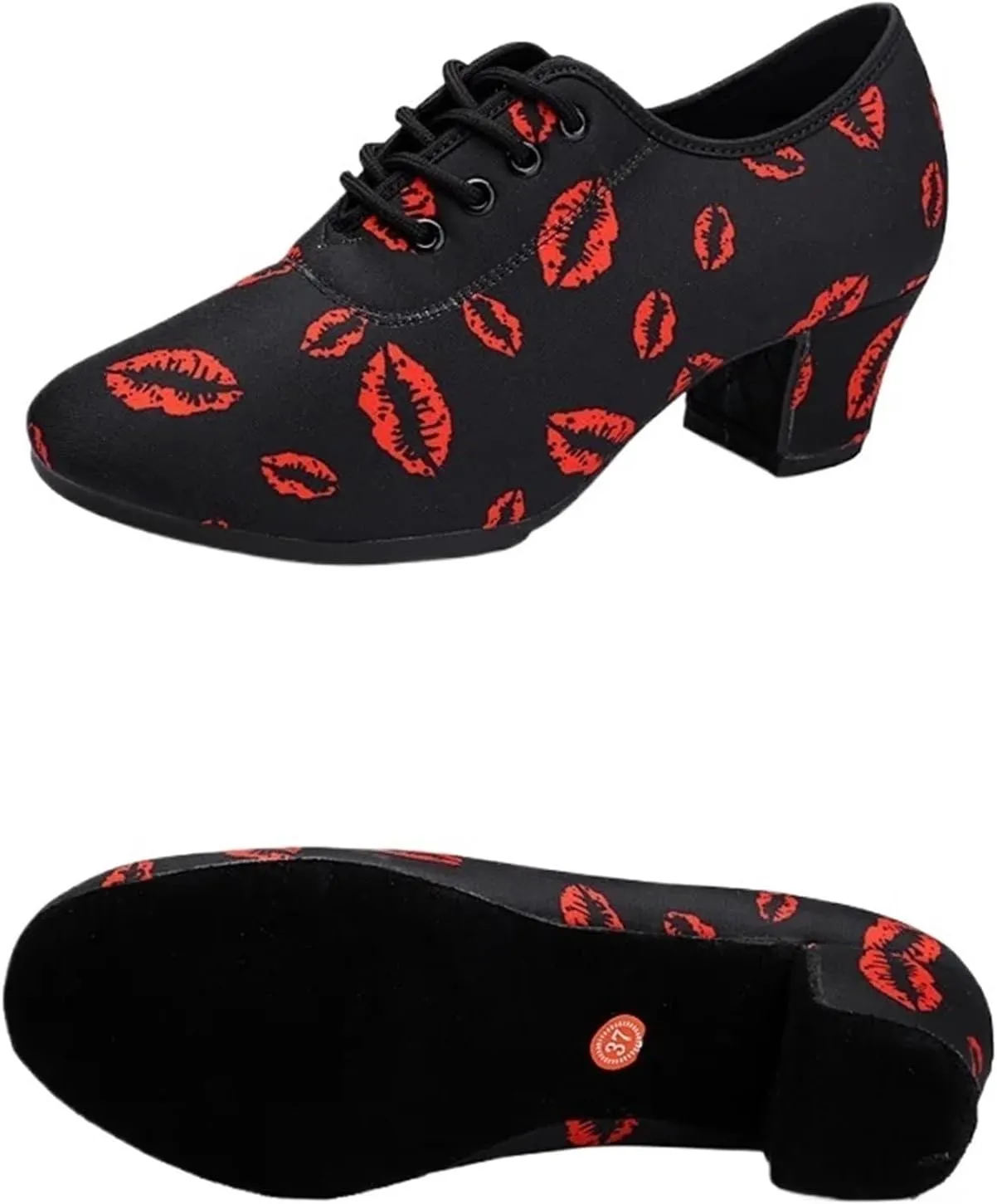 Latin Dance Shoes Men Soft Sole Unisex Dance Shoes for Men Women Girls Ballroom Dancing Modern Tango Jazz Performance Practise Salsa Shoes