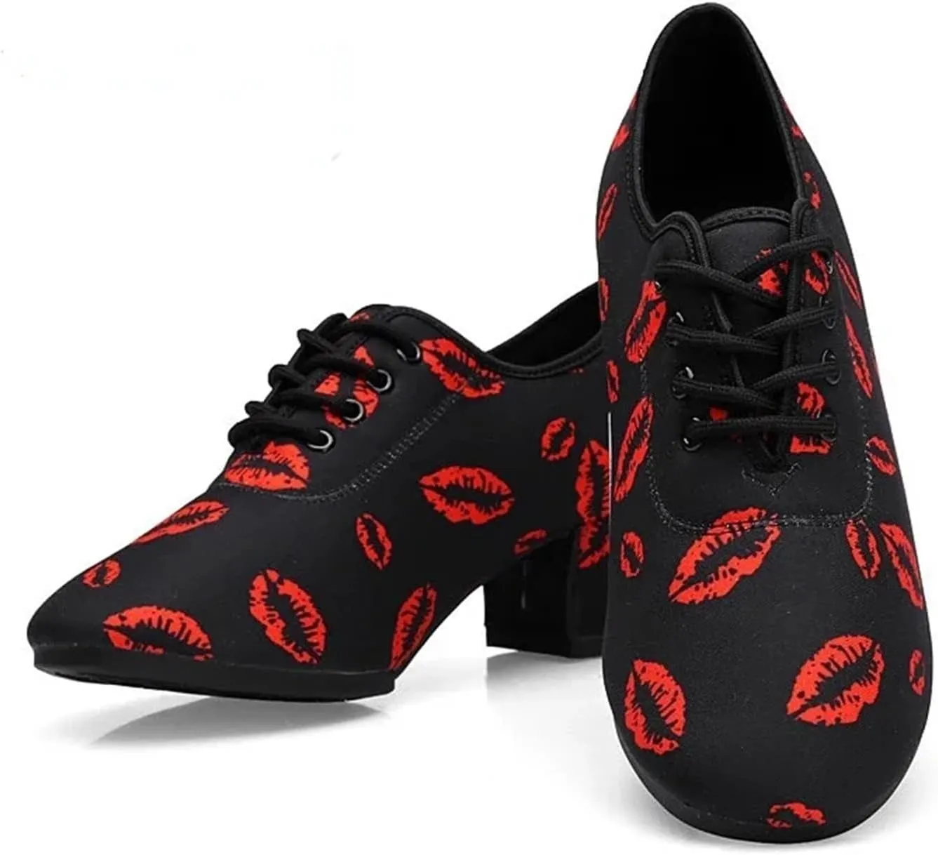 Latin Dance Shoes Men Soft Sole Unisex Dance Shoes for Men Women Girls Ballroom Dancing Modern Tango Jazz Performance Practise Salsa Shoes