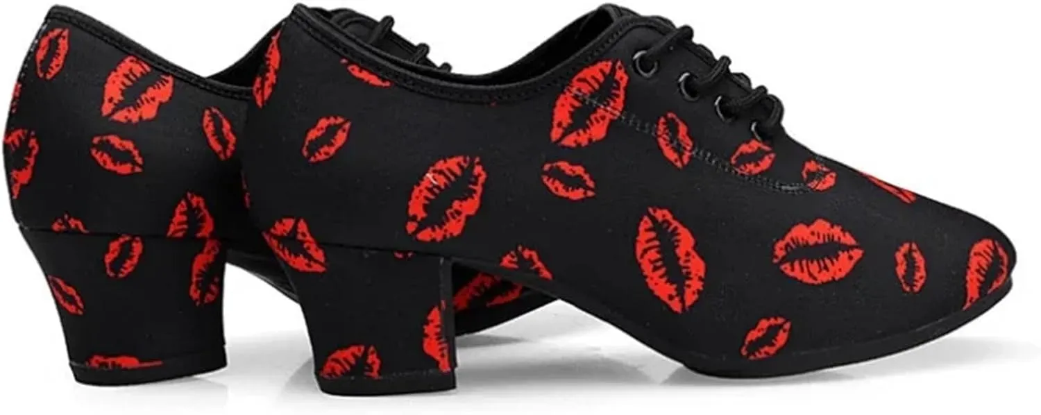 Latin Dance Shoes Men Soft Sole Unisex Dance Shoes for Men Women Girls Ballroom Dancing Modern Tango Jazz Performance Practise Salsa Shoes