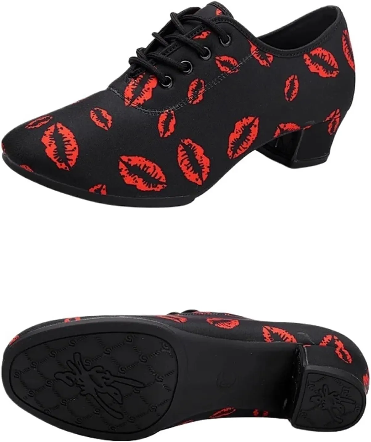 Latin Dance Shoes Men Soft Sole Unisex Dance Shoes for Men Women Girls Ballroom Dancing Modern Tango Jazz Performance Practise Salsa Shoes