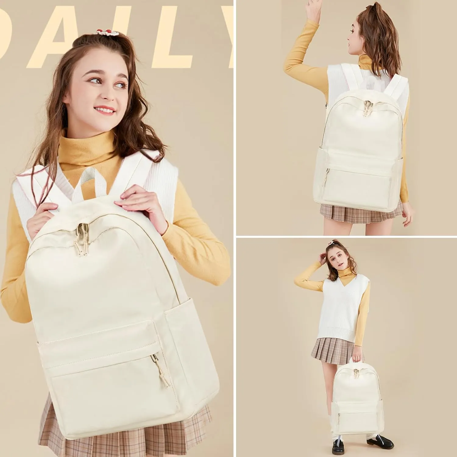 LOIDOU Backpack for Teen Girls Middle-School Primary Elementary Bookbags 17inch Kids Backpack Women laptop Backpack Lightweight Casual Daypack
