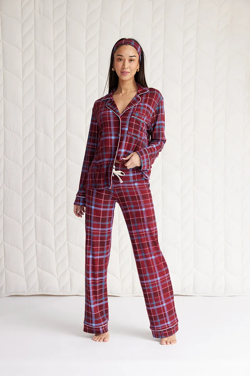 Long Sleeve Button-Down Pajama Set
