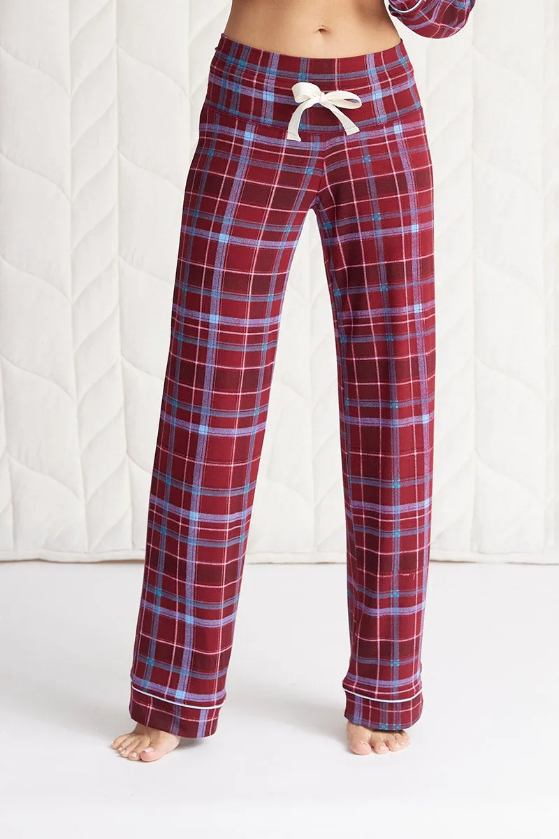 Long Sleeve Button-Down Pajama Set