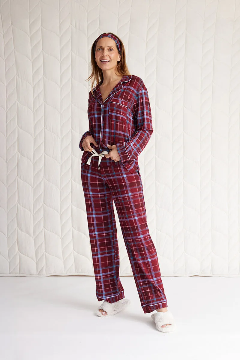 Long Sleeve Button-Down Pajama Set