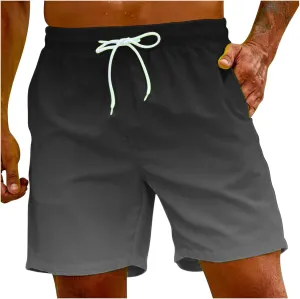 Men Clothing Sets Outfits Casual Lightweight Drawstring Shorts Large Size Men's Casual Shorts Man Swim Shorts Mens