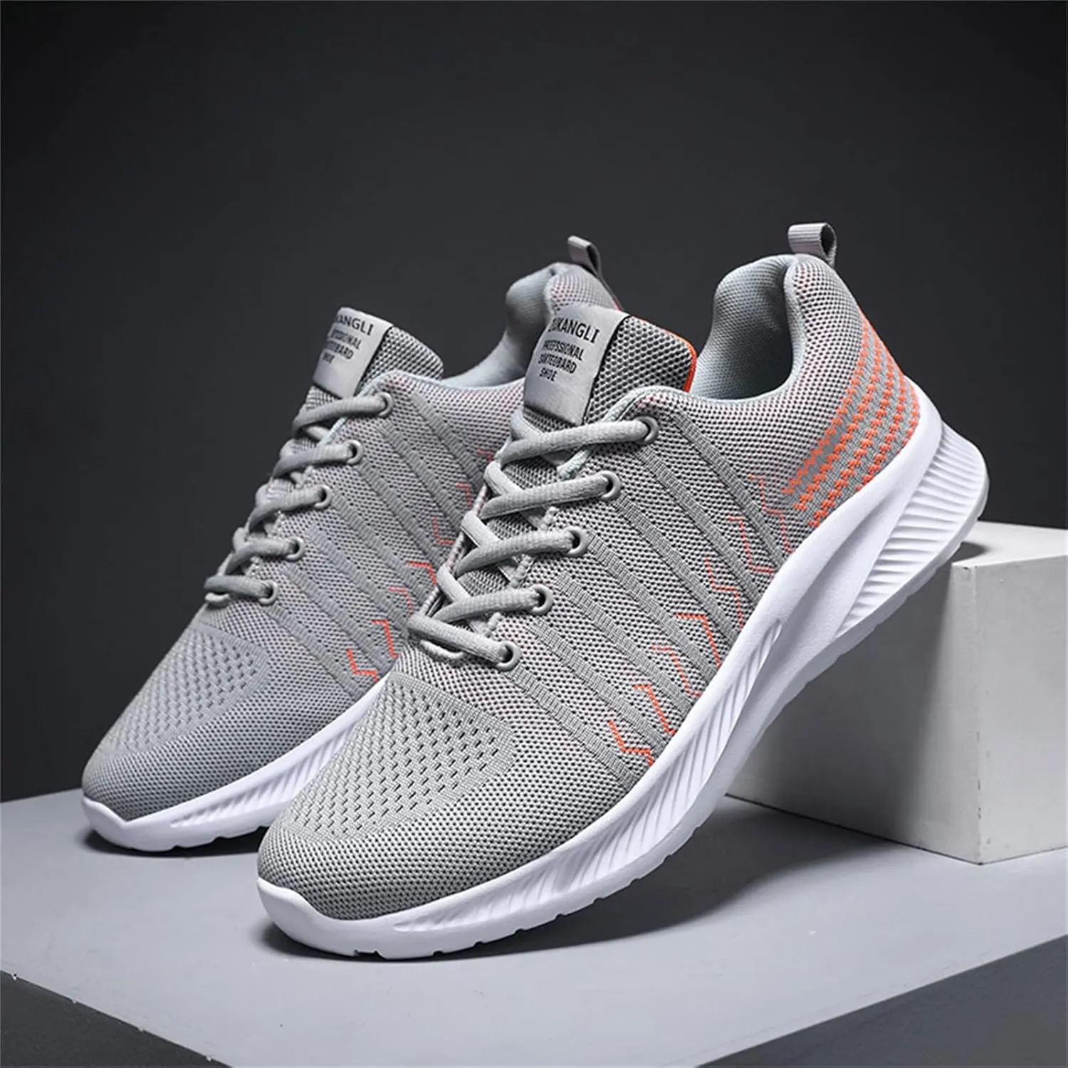 Men Mesh Lace Up Casual Shoes Comfortable Breathable Soft Sole Sneaker Insoles Men Shoes