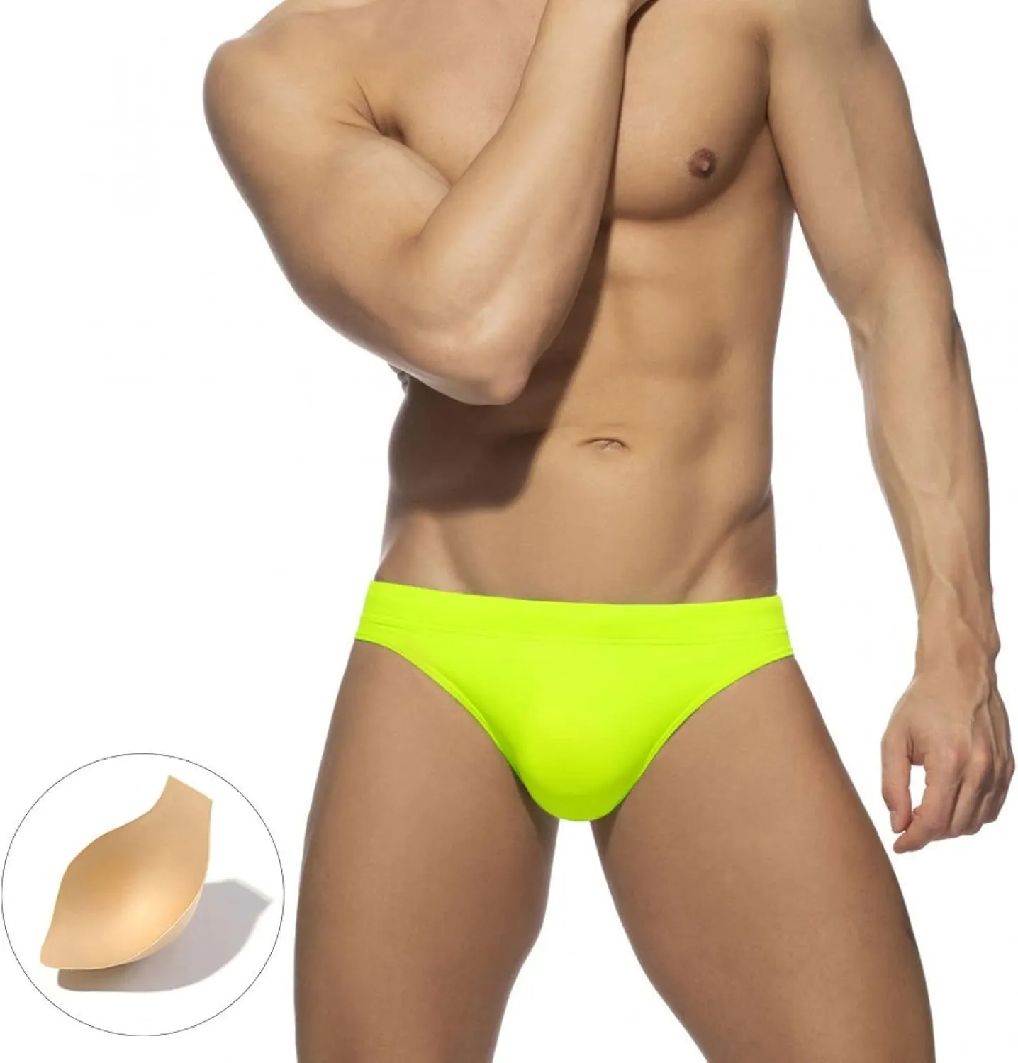 Mens Padded Mesh Boxer Brief Men Underwear with Butt Pad Ropa Termica para Hombre Jockstrap Underwear Gay G String Thongs Men