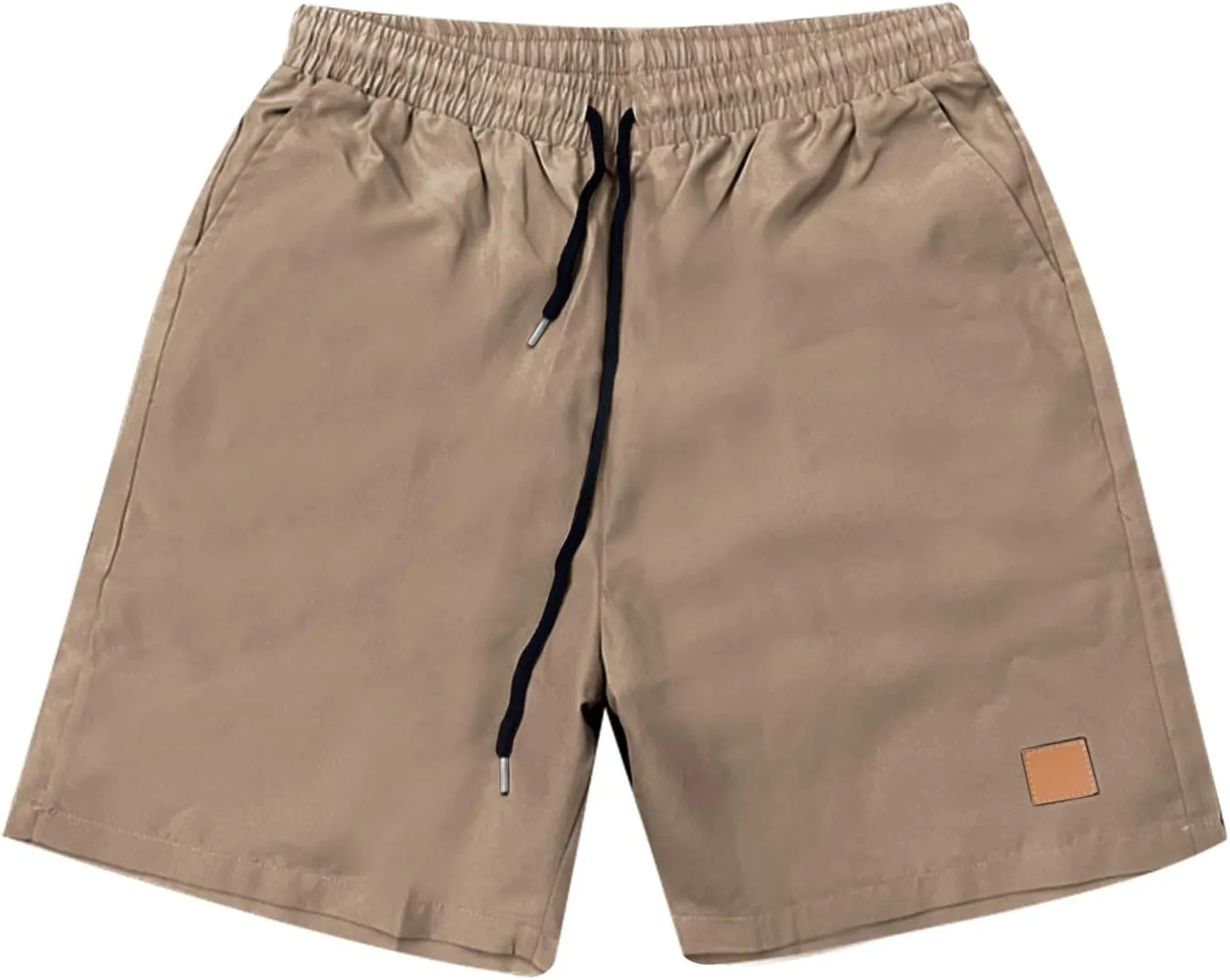 Mens Shorts - Casual Drawstring Summer Beach Stretch Twill Chino Golf Shorts