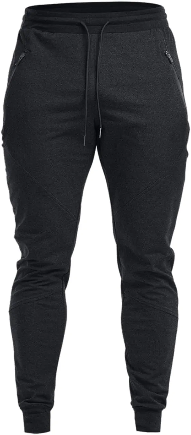 Mens Workout Cargo Sweatpants Wild Cargo Pant Fall Winter Elastic Drawstring Pant Slim fit Basic Trouser with Pocket